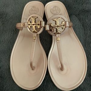Tory Burch Women’s Mini Miller Sandal in Rose Gold